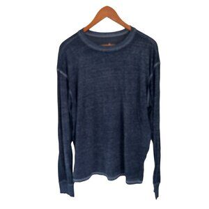 FREE MOVEMENTS Long Sleeve Tee Heather Blue T-Shirt Blue Size Med